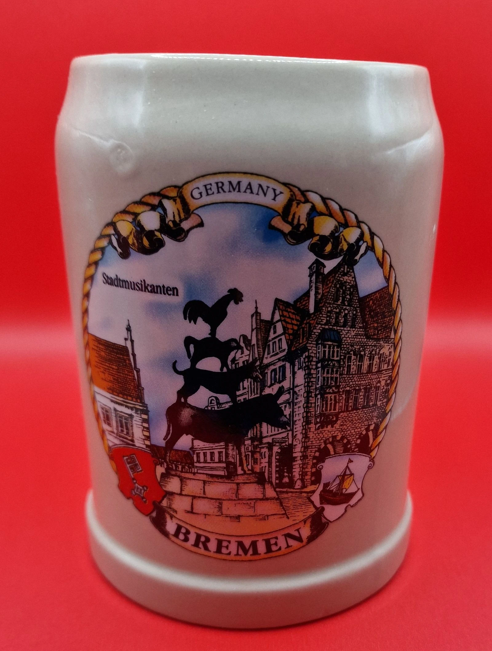 Jarra de cerveja de cerâmica Domex de Bremen Alemanha de 0,5 litros – photo 5